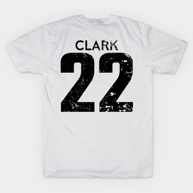 Caitlin Clark Black Distressed Jersey Number 22 by itsMePopoi